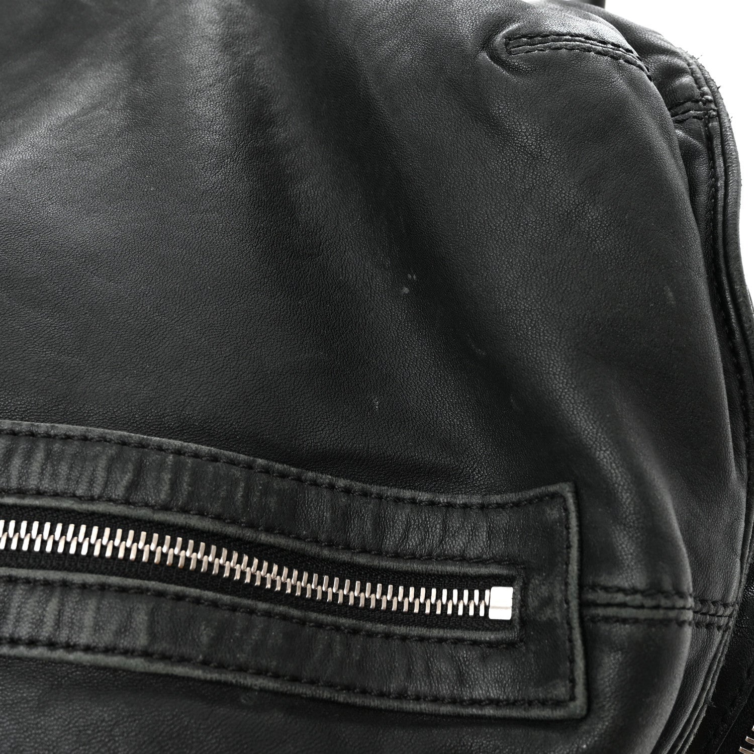 Alexander Wang Lambskin Marti Backpack Bag Washed Black Rhodium Hardware 10 of 17