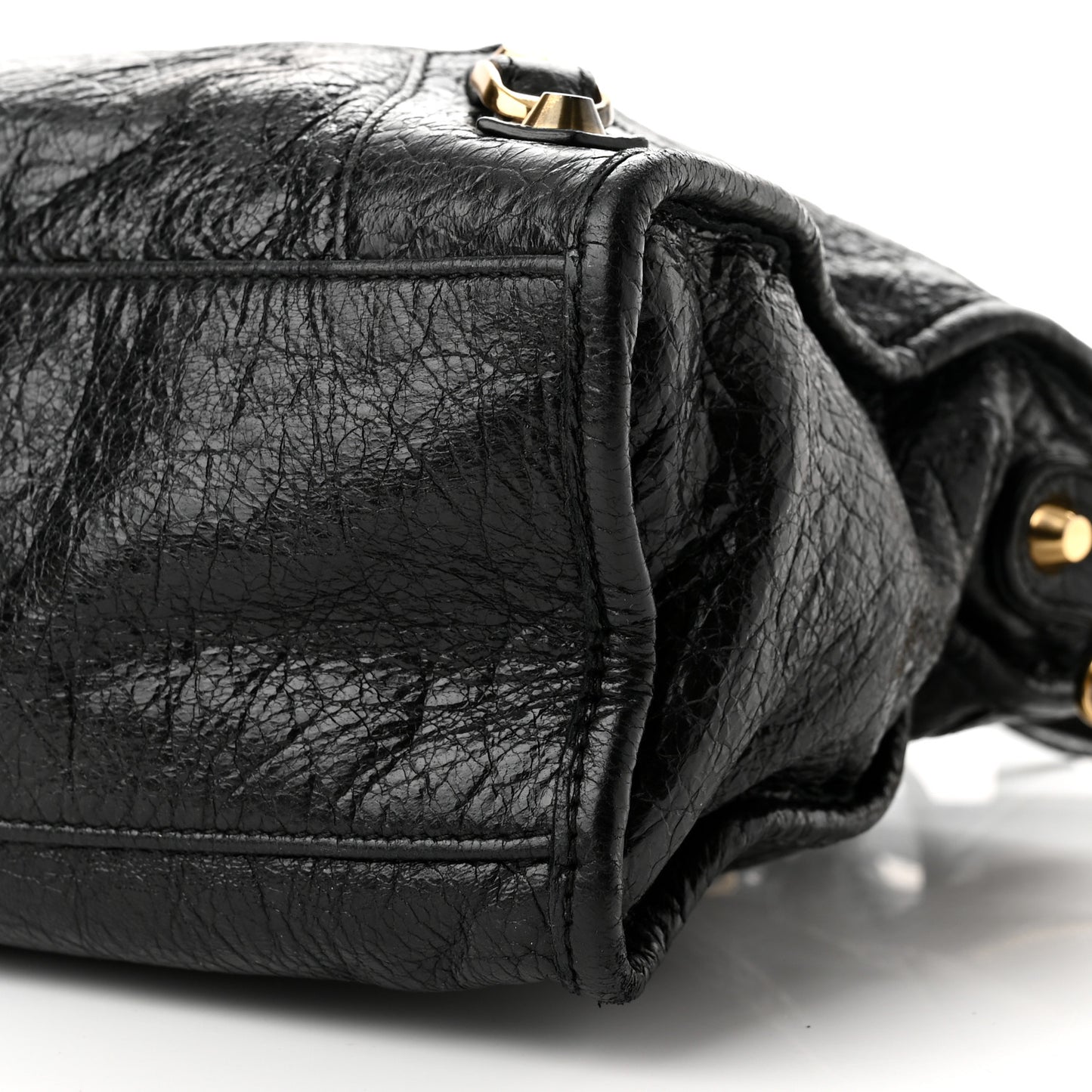 Agneau Classic Gold Hardware S City Black