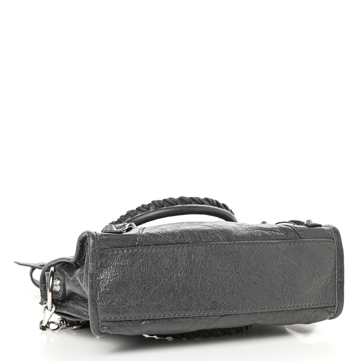 Balenciaga Agneau Giant 12 Silver Hardware Mini City Gris Fossile Anthracite 4 of 10