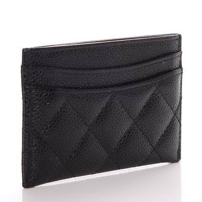 Chanel Caviar Quilted Card Holder Black 3 of 9