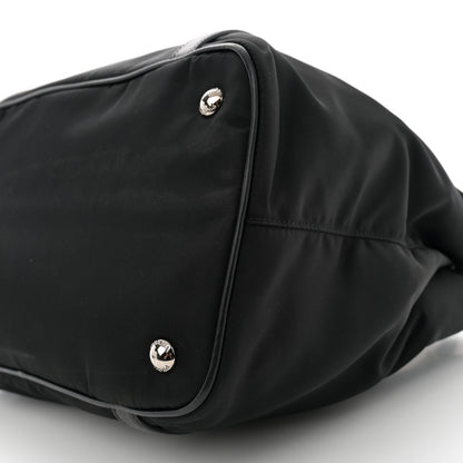 Prada Tessuto Nylon Soft Calf Small Tote Black 11 of 12