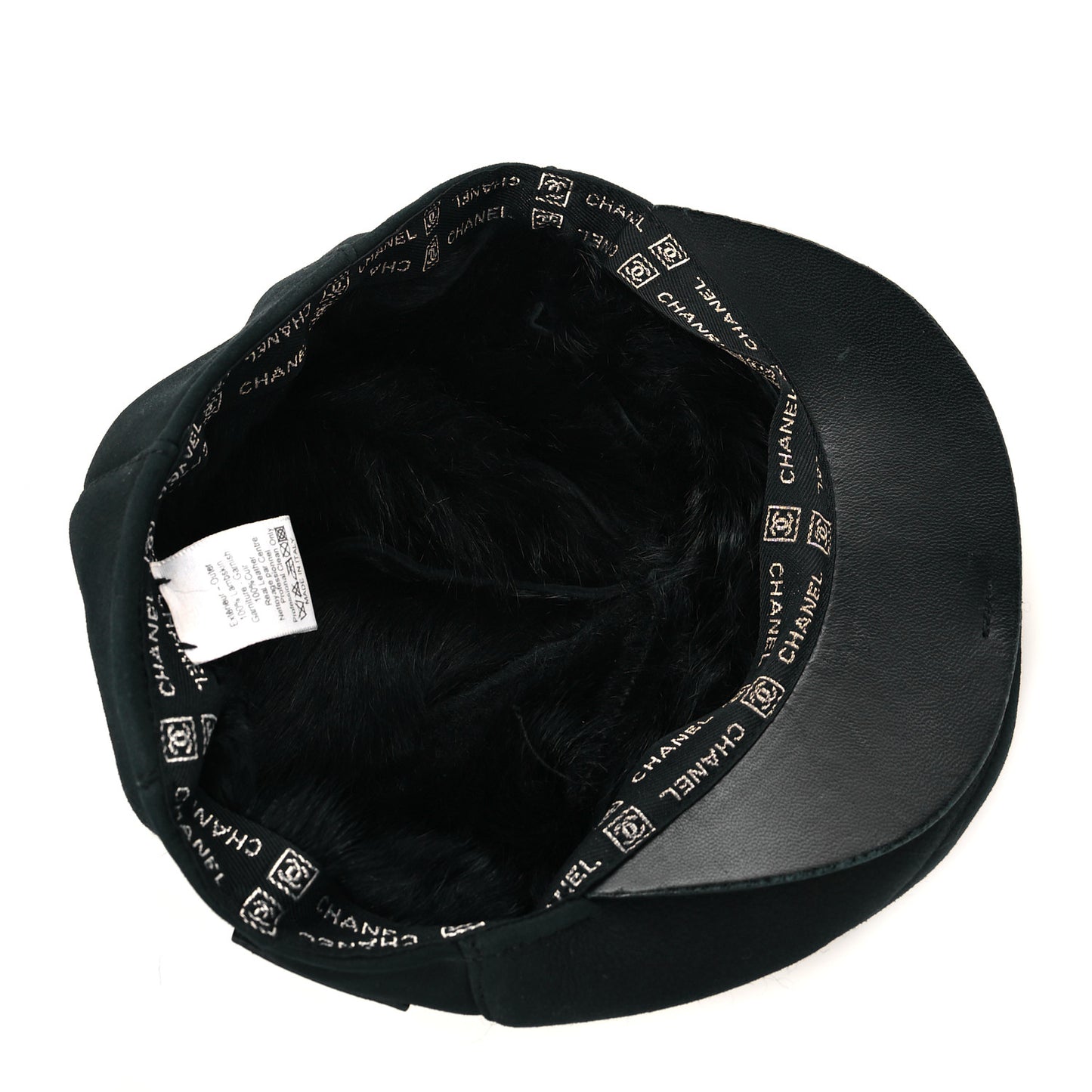 Lambskin Fur CC Sports Cap 57 Black