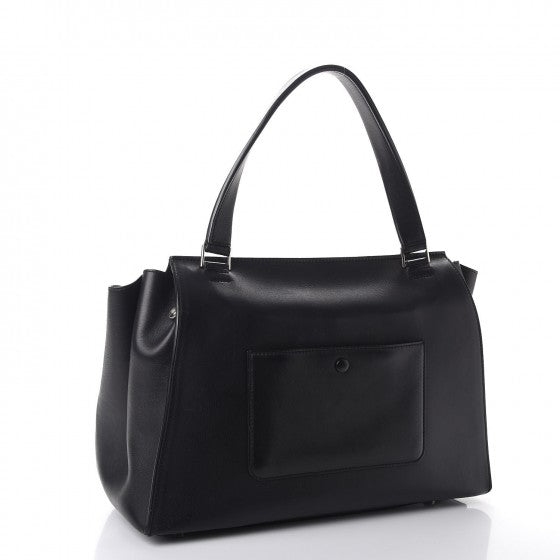 Pony Hair Medium Edge Shoulder Bag Pink