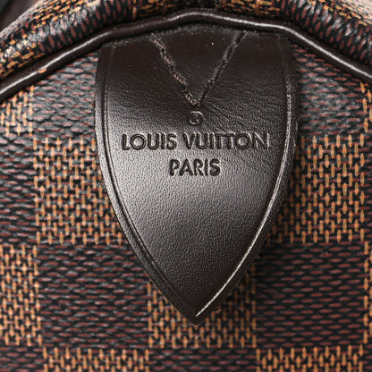 Louis Vuitton Damier Ebene Speedy 25 6 of 9