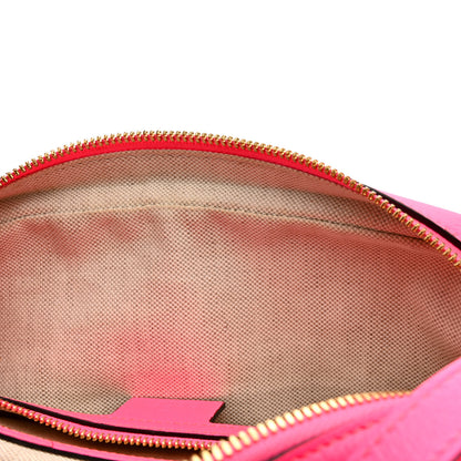 Gucci Canvas Flora Floral Shoulder Bag White Fuchsia Fluo 23 of 46
