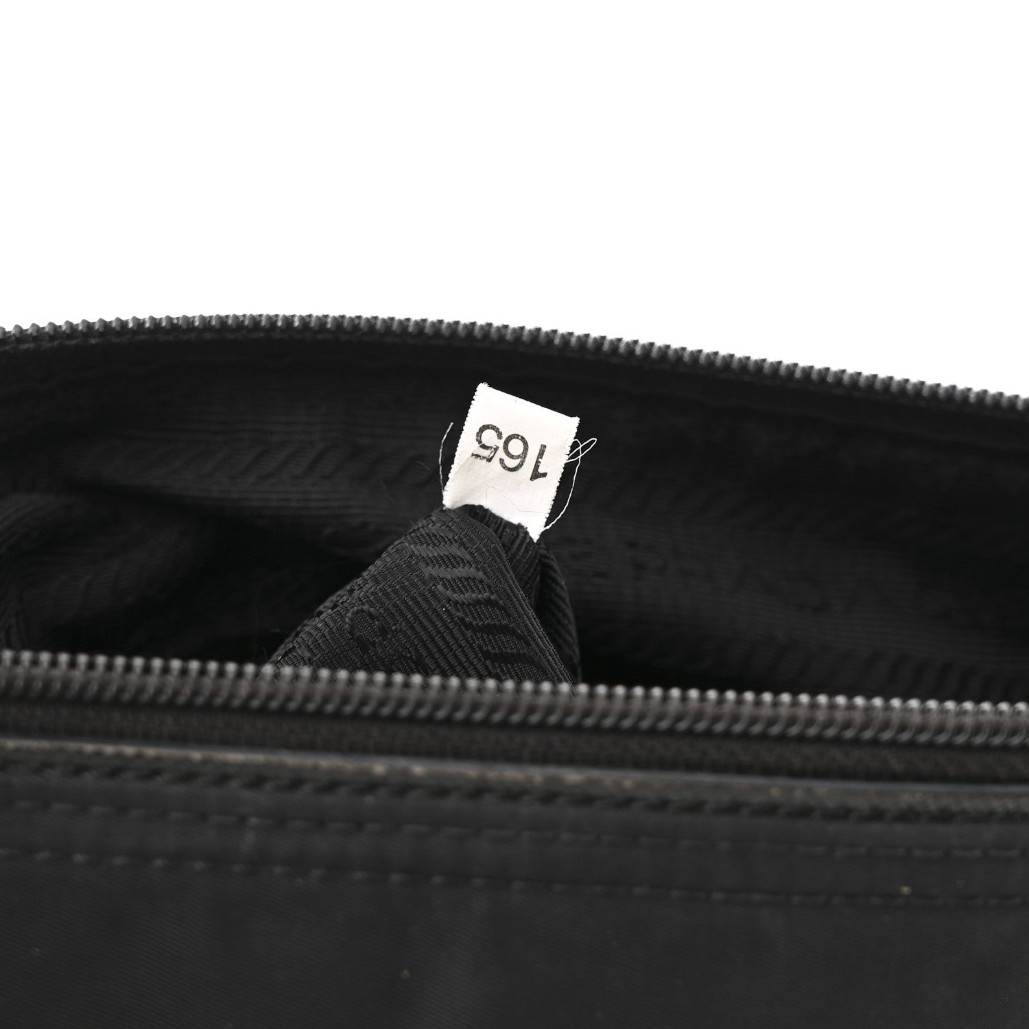 Prada Nylon Flat Messenger Bag Black 7 of 11