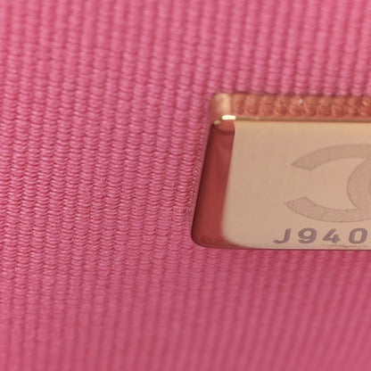 Chanel Caviar Quilted XXL Travel Flap Bag Dark Pink 7 of 10