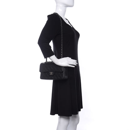 Chanel Caviar Quilted Small Double Flap Black 2 of 11