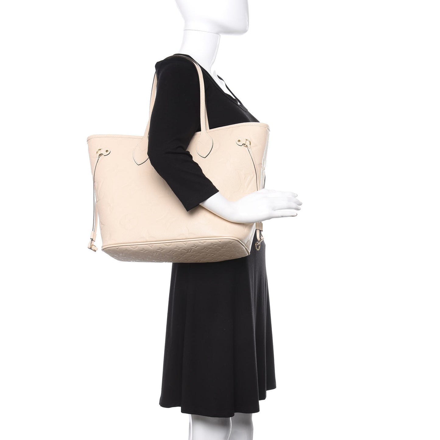 Empreinte Monogram Giant Neverfull MM Cream