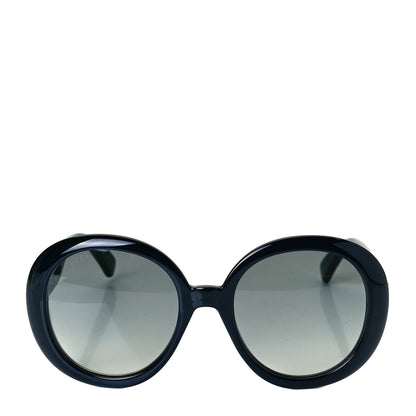 Gucci Round Eye GG Web Sunglasses GG0712S Black 2 of 7