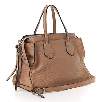 Gucci Cellarius Calfskin Ramble Studded Layered Tote Camelia 3 of 10