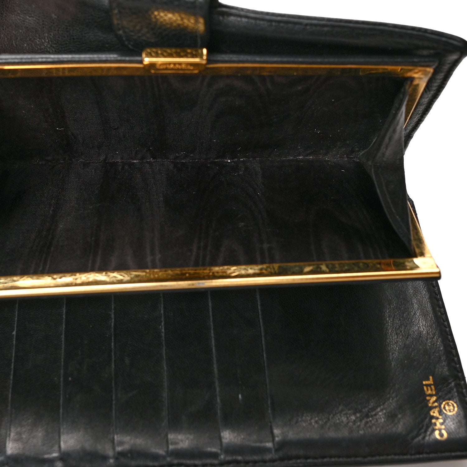 Chanel Caviar Timeless CC French Wallet Black 6 of 13