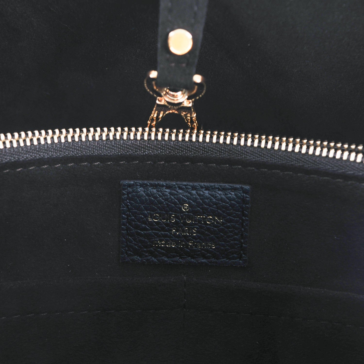 Louis Vuitton Calfskin Monogram Kimono Tote Black 6 of 8