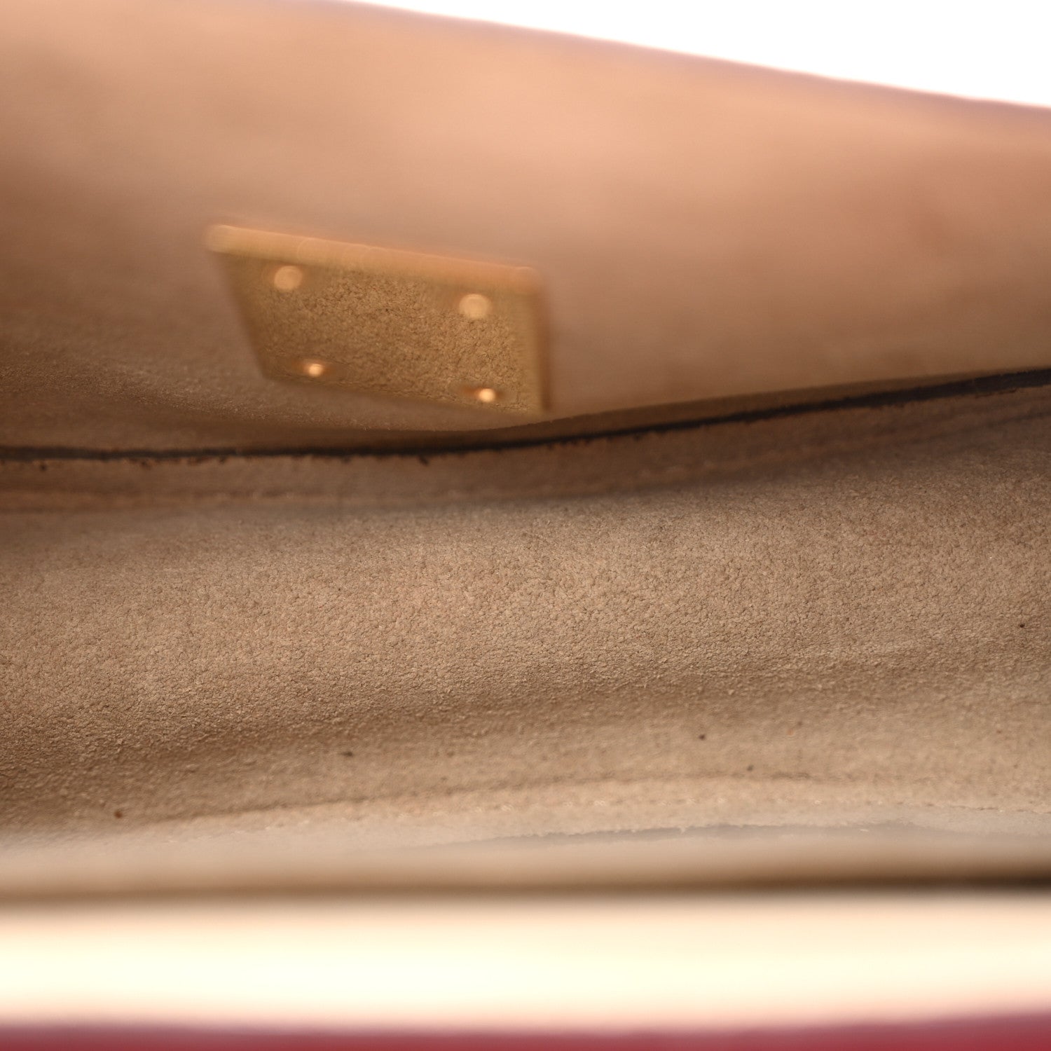 Chloe Grained Lambskin Mini Drew Shoulder Bag Plaid Red 5 of 13