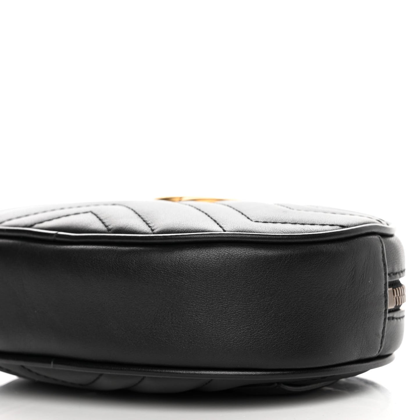 Calfskin Matelasse GG Marmont Belt Bag 85 34 Black