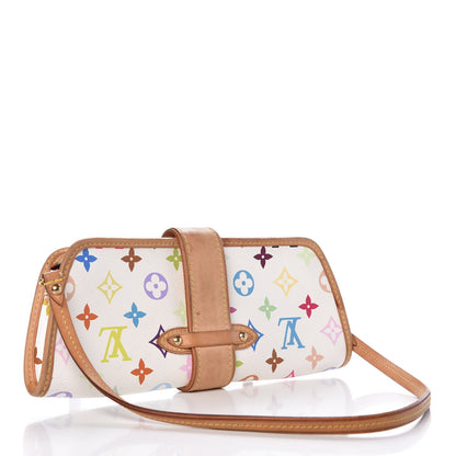 Louis Vuitton Monogram Multicolor Shirley White 3 of 13
