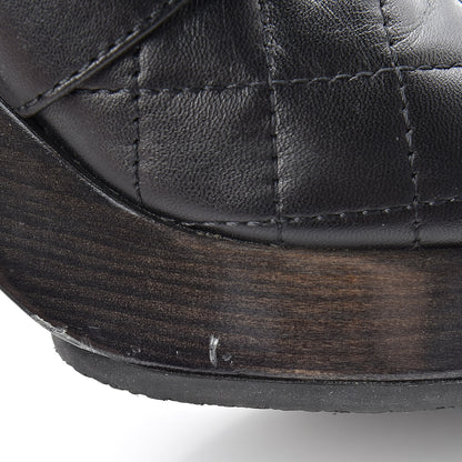 Chanel Lambskin Quilted CC Mules 40.5 Black 10 of 11