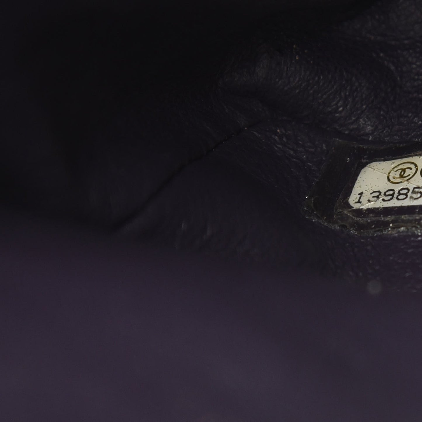 Patent Quilted Medium Double Flap Purple