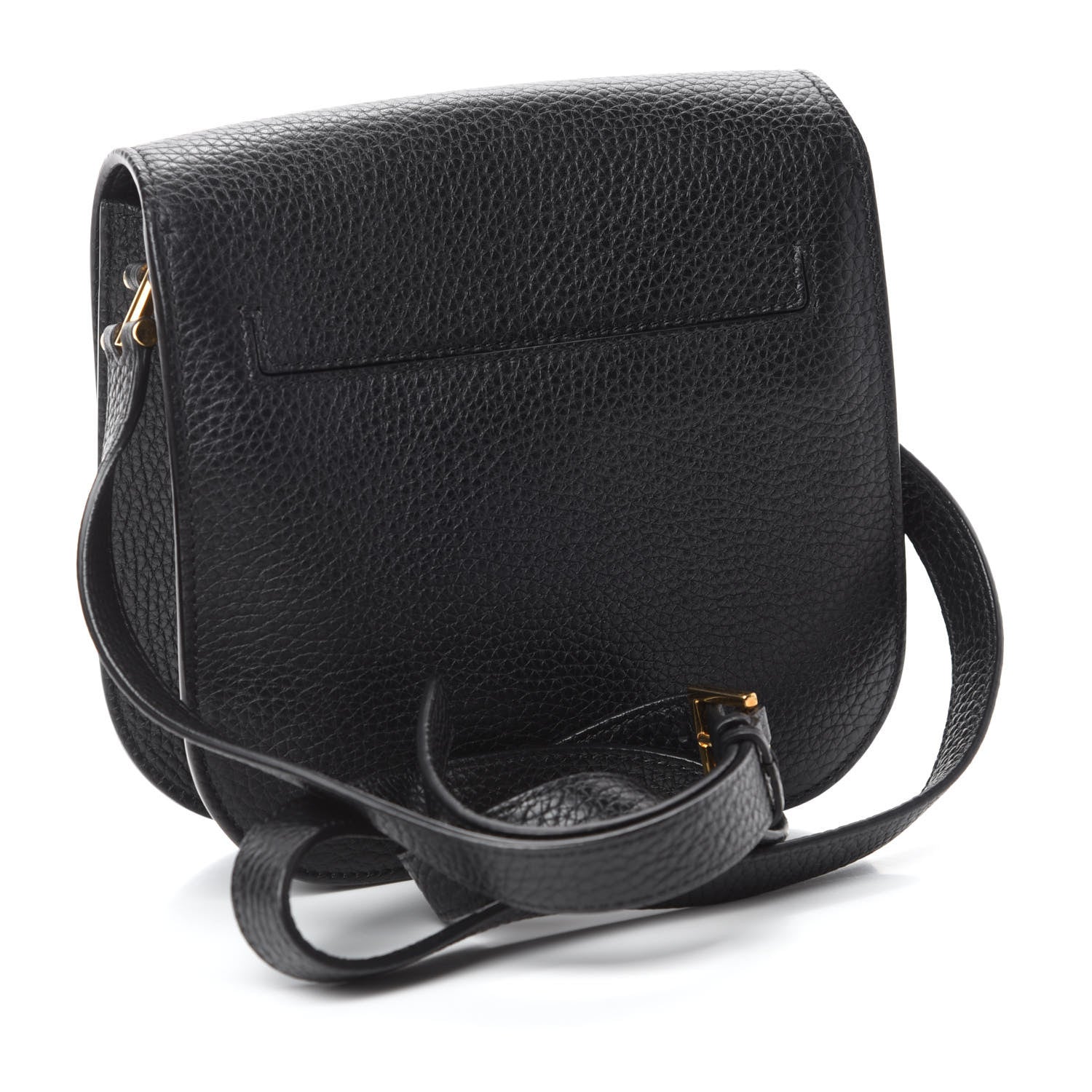 Tom Ford Calfskin Small T Clasp Tara Crossbody Bag Black 3 of 10