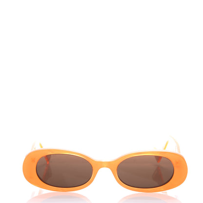 Gucci Acetate Oval Sunglasses GG0517S Orange 2 of 9