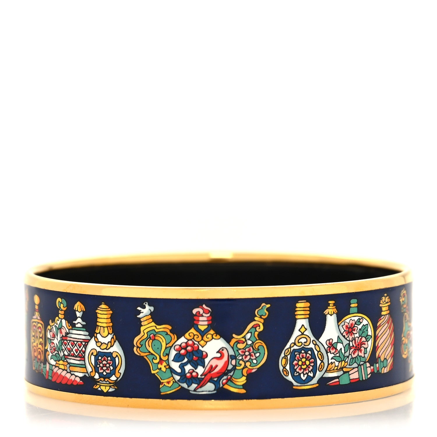 Hermes Enamel Flacons Perfume Bottles Bracelet 1 of 5