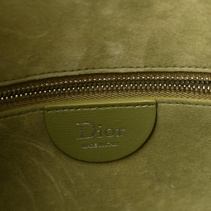 Christian Dior Suede Cannage Toujours Hobo Army Green 6 of 10