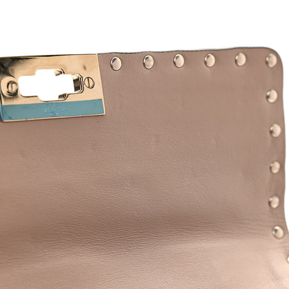 Valentino Garavani Lambskin Medium Rockstud Spike Shoulder Bag Poudre 13 of 13