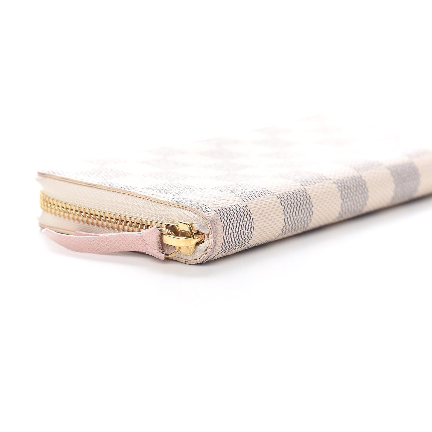 Damier Azur Clemence Wallet Rose Ballerine