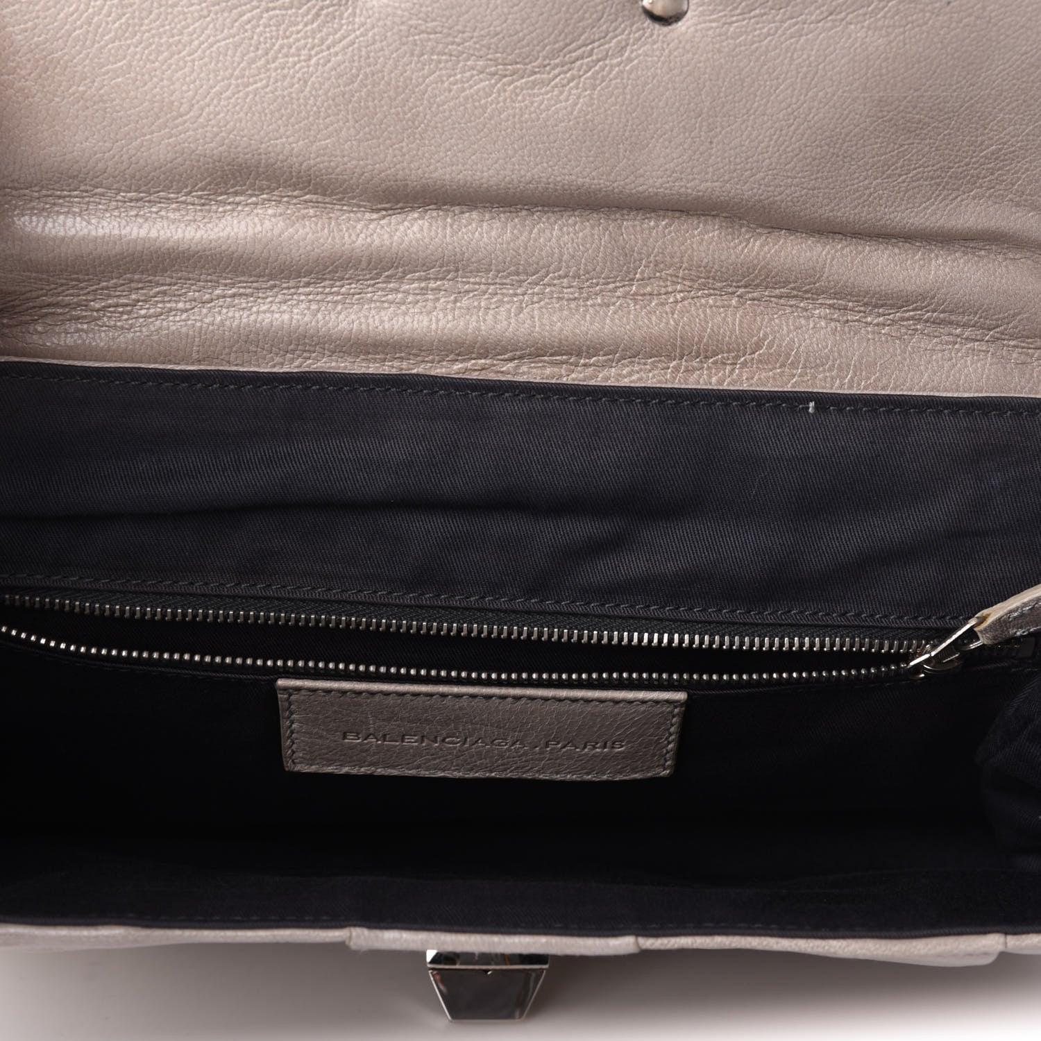 Balenciaga Chevre Stingray Clutch Grey 5 of 7