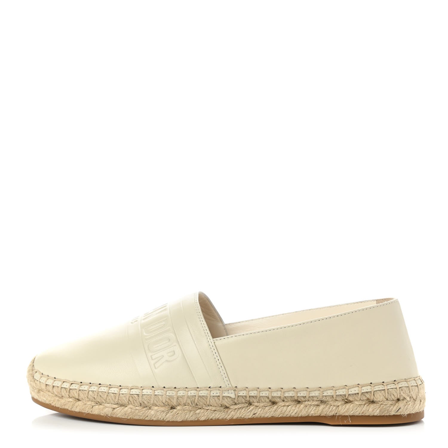 Christian Dior Lambskin Granville Espadrille 38 Off White 1 of 8