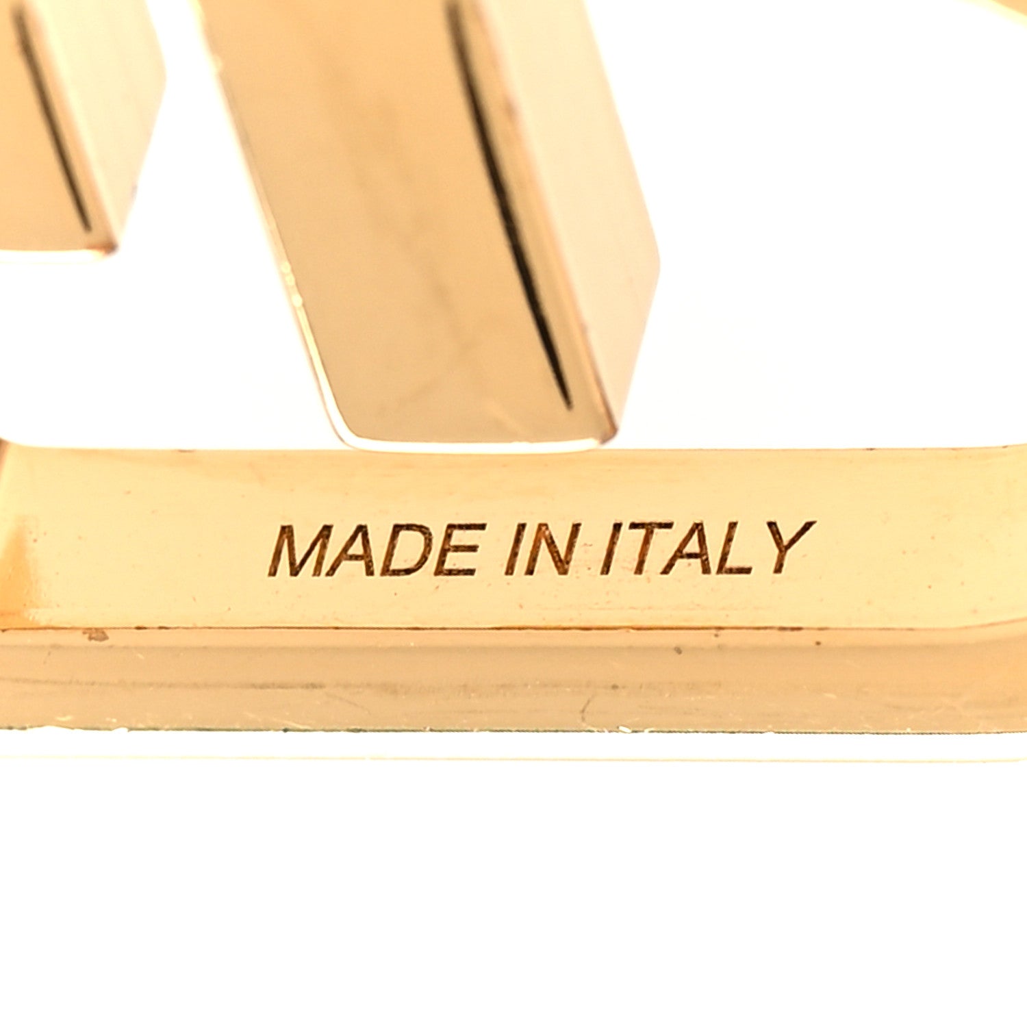Fendi Metal O'Lock Strap You Gold 4 of 4
