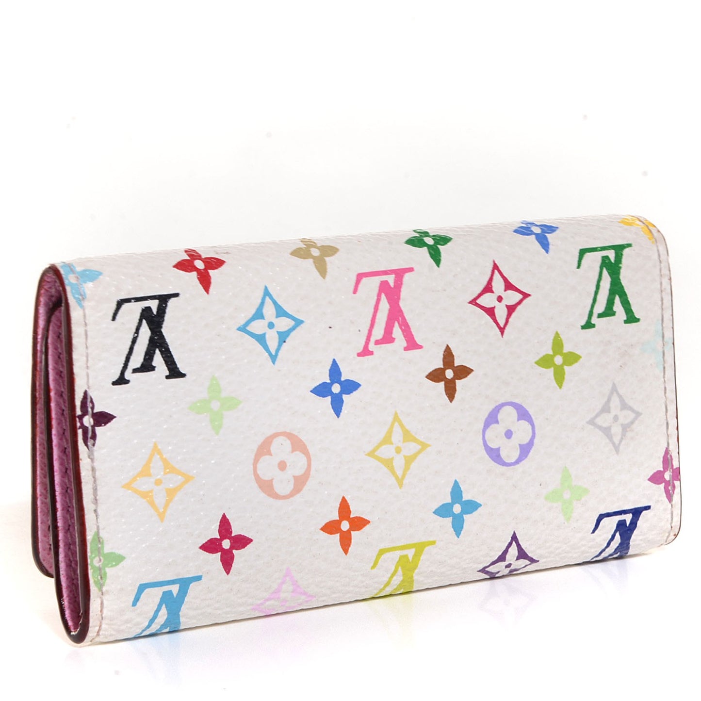 Monogram Multicolor Multicles 4 Key Holder White Litchi