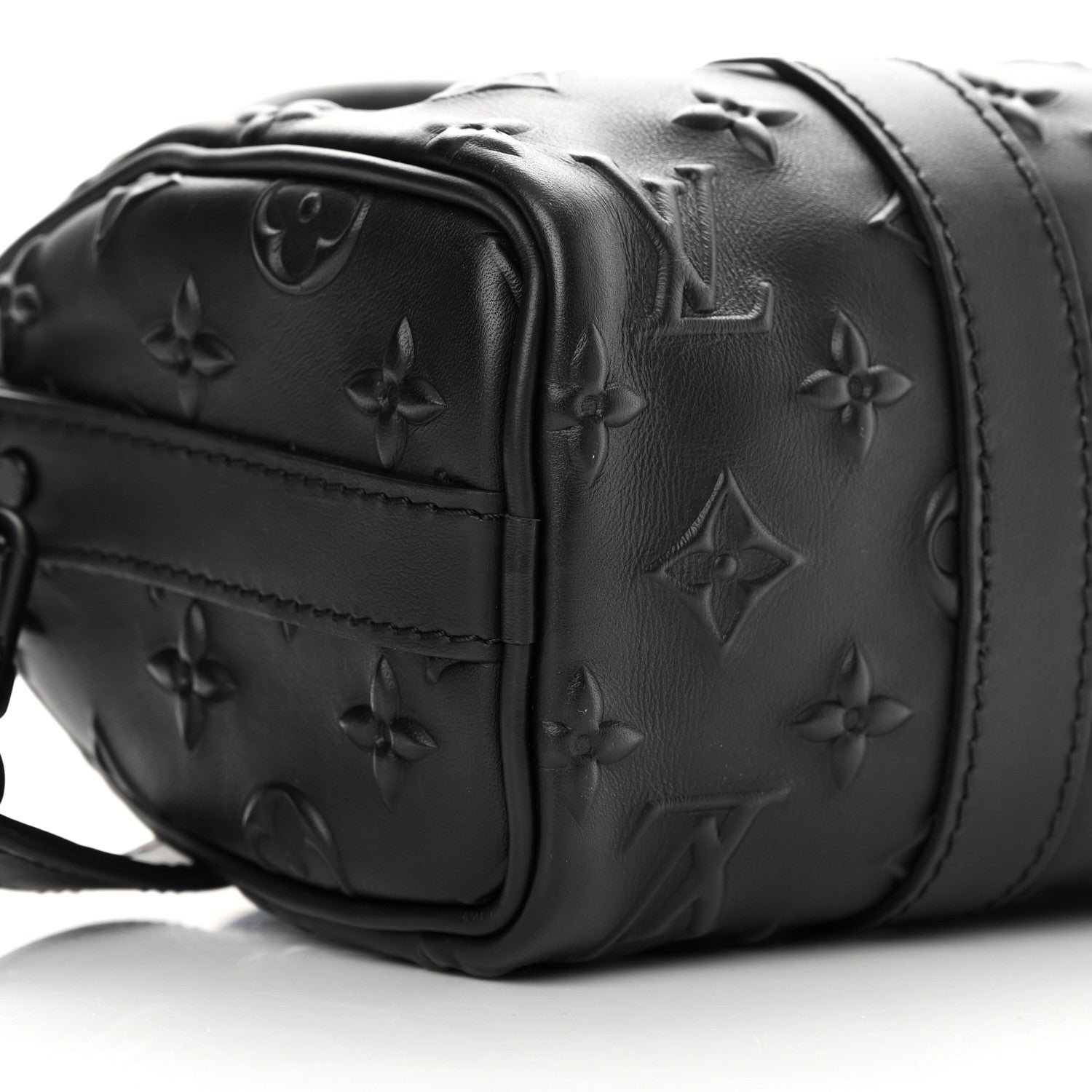 Louis Vuitton Monogram Seal Keepall XS Black 8 of 10