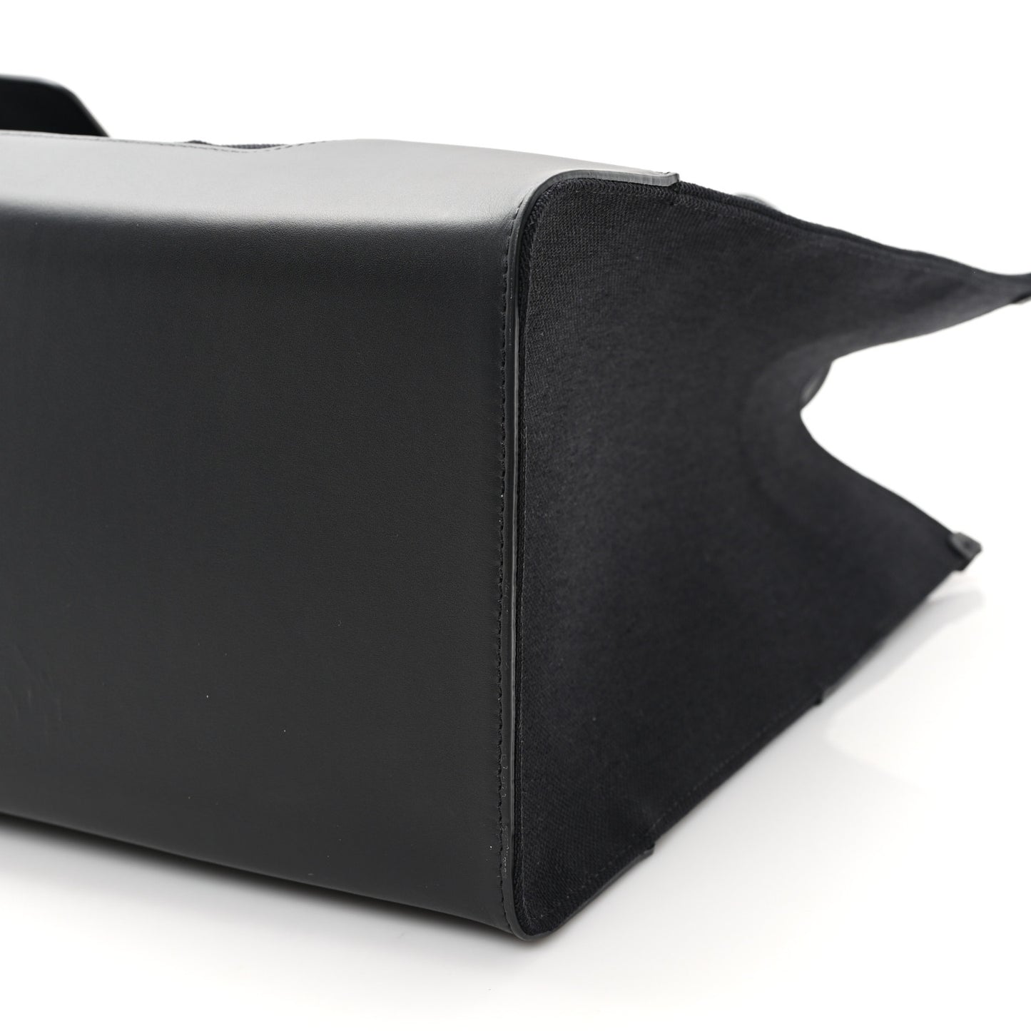 Canvas Never Still Large Tote Black