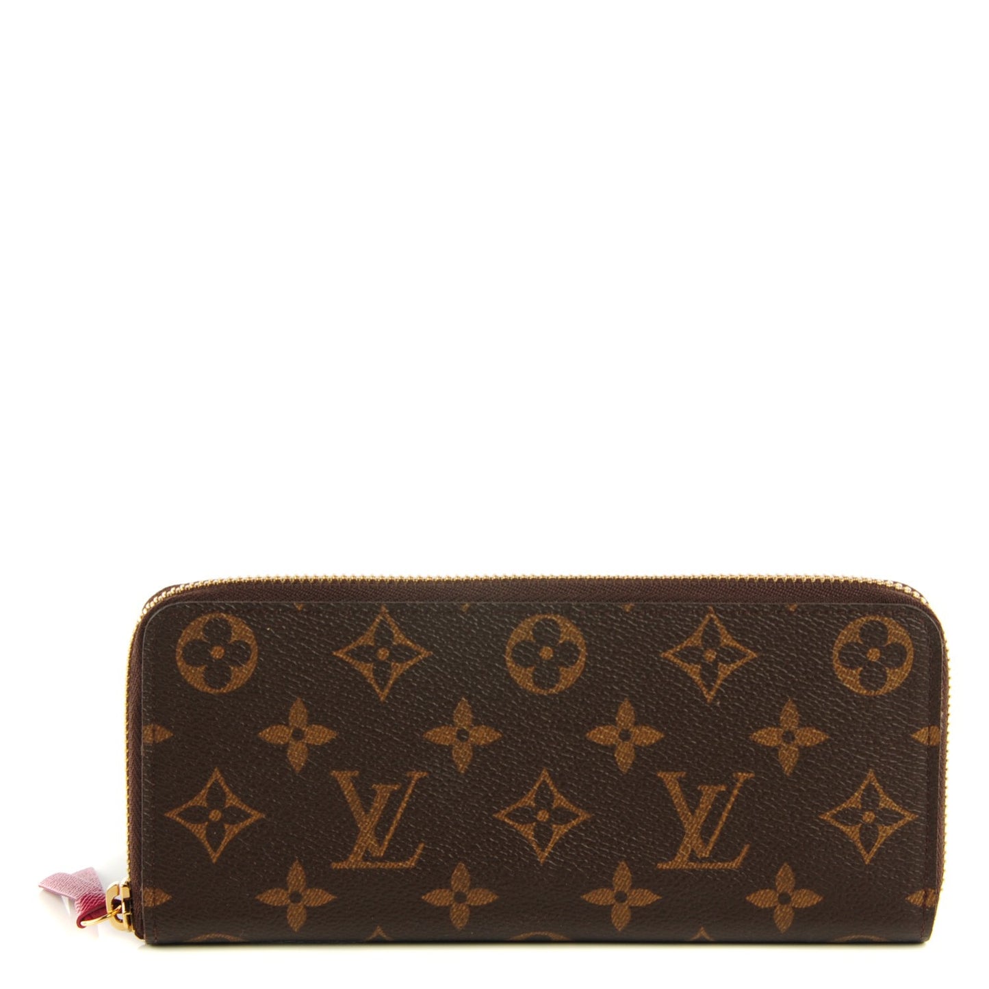 Monogram Clemence Wallet Fuchsia