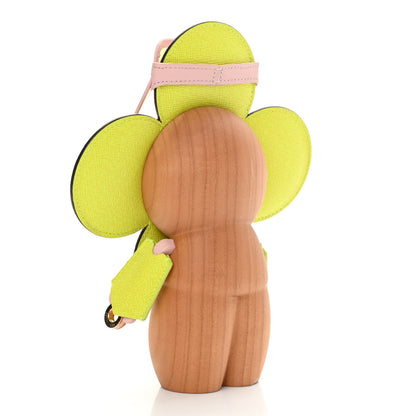 Louis Vuitton Wood Monogram Rubik's Cube Giant Vivienne Doll 4 of 10
