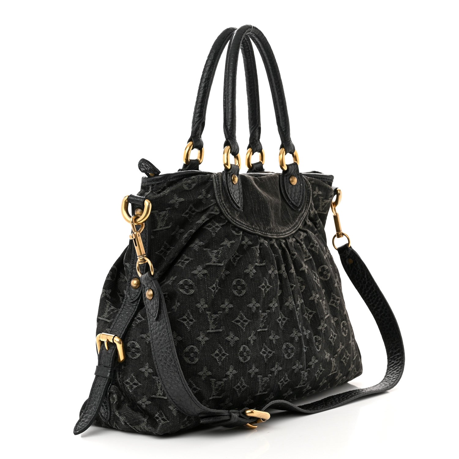 Louis Vuitton Denim Neo Cabby GM Black 4 of 10