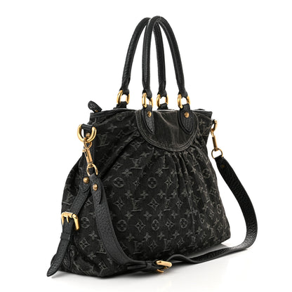Louis Vuitton Denim Neo Cabby GM Black 4 of 10