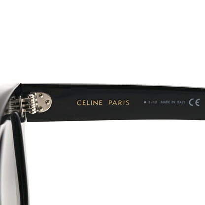 Celine Acetate Square Polarized Sunglasses CL40130F Black 5 of 6