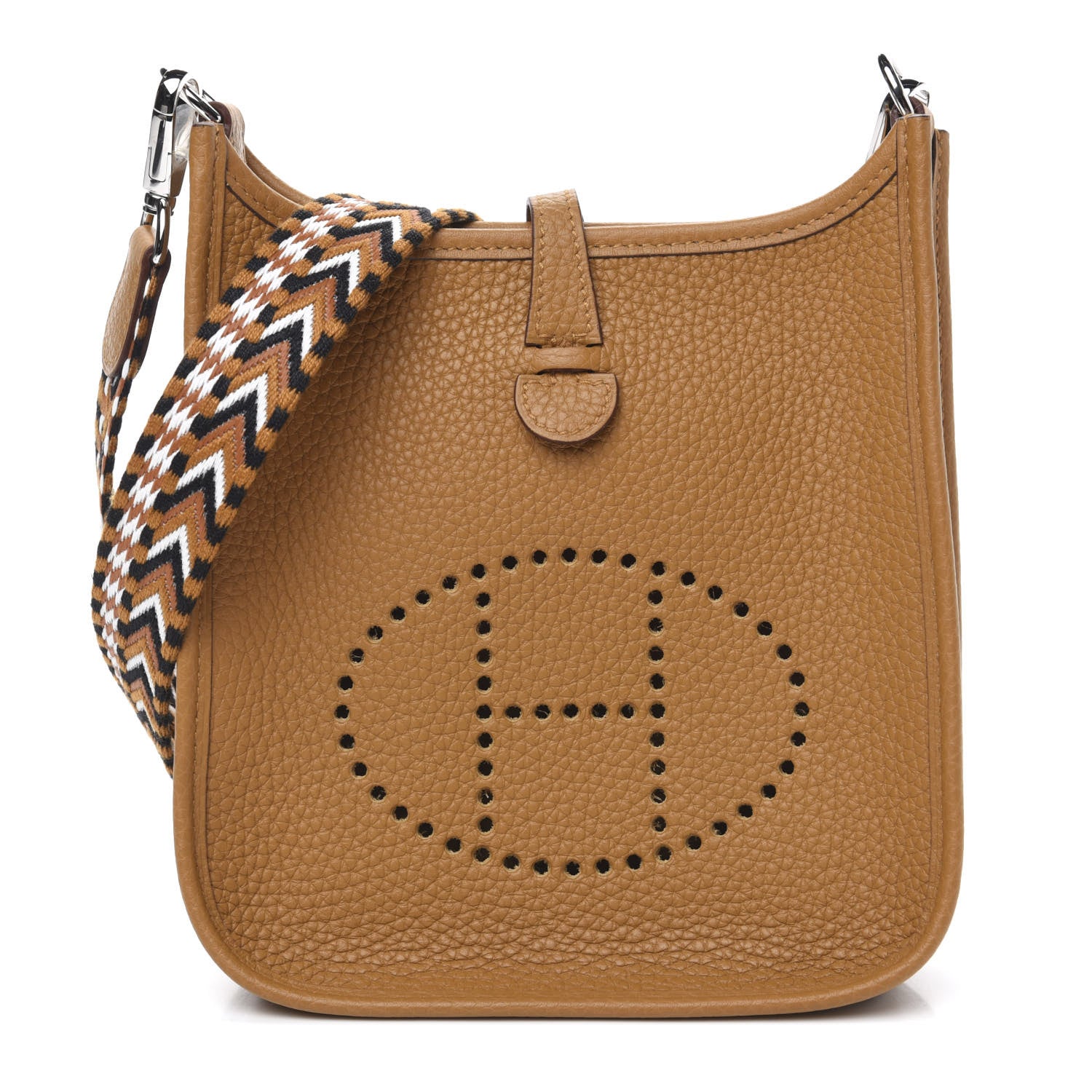 Hermes Taurillon Clemence Allegro Evelyne TPM Sesame 1 of 10