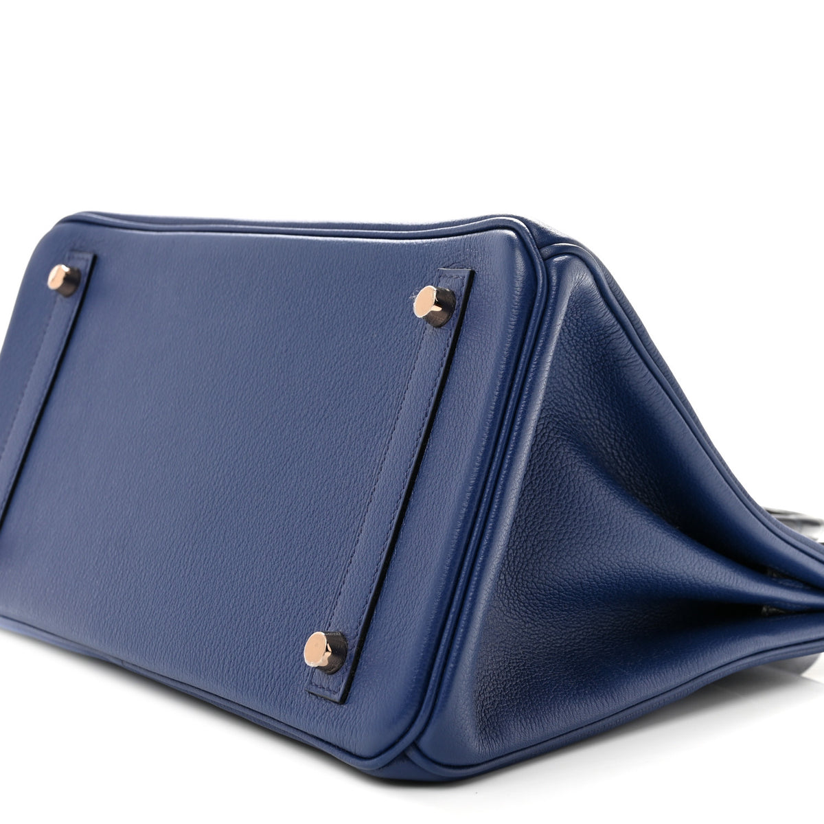 Hermes Taurillon Novillo Matte Alligator Birkin Touch 30 Bleu Saphir Bleu Marine 10 of 12