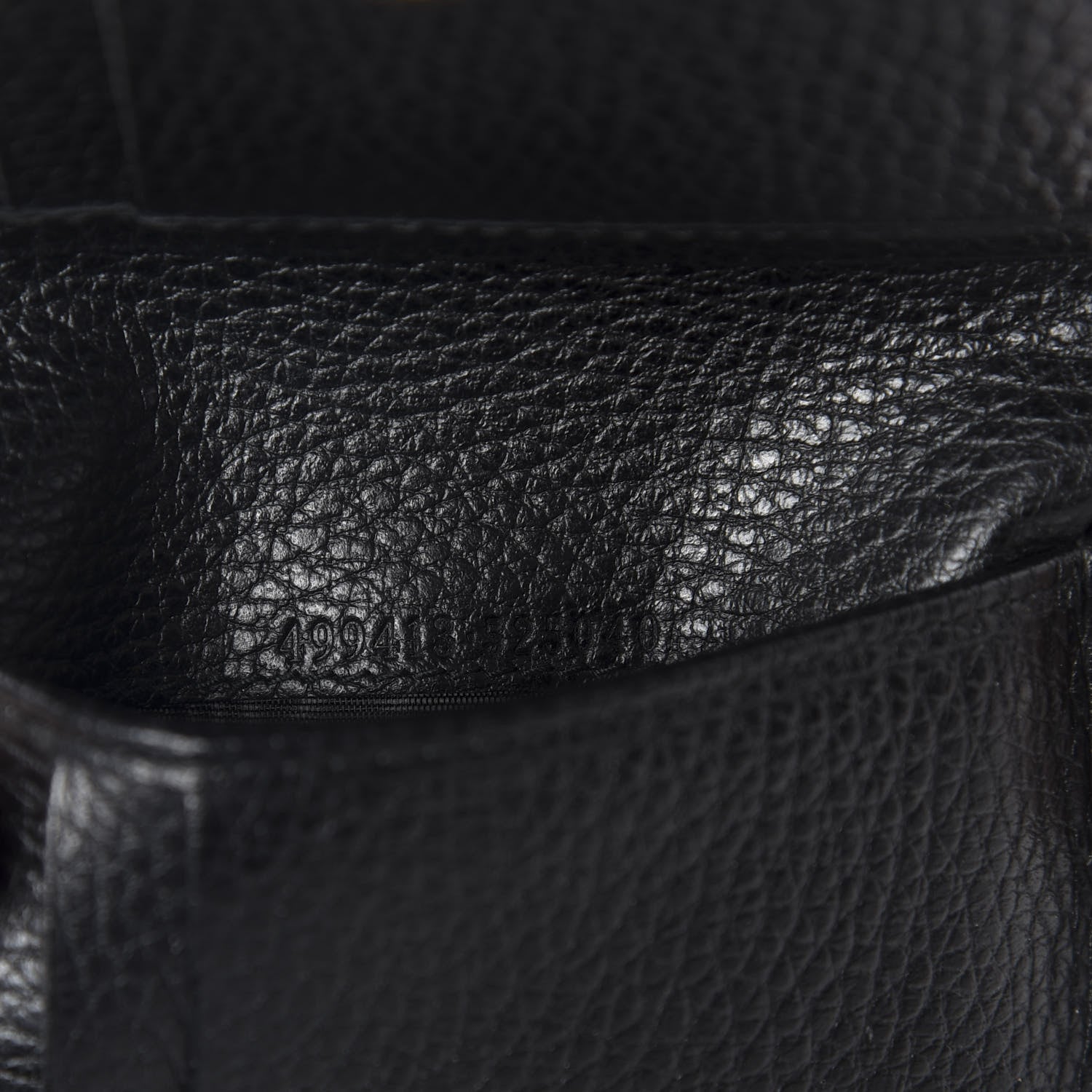 Gucci Pebbled Calfskin Farfalla Card Case Black 7 of 7