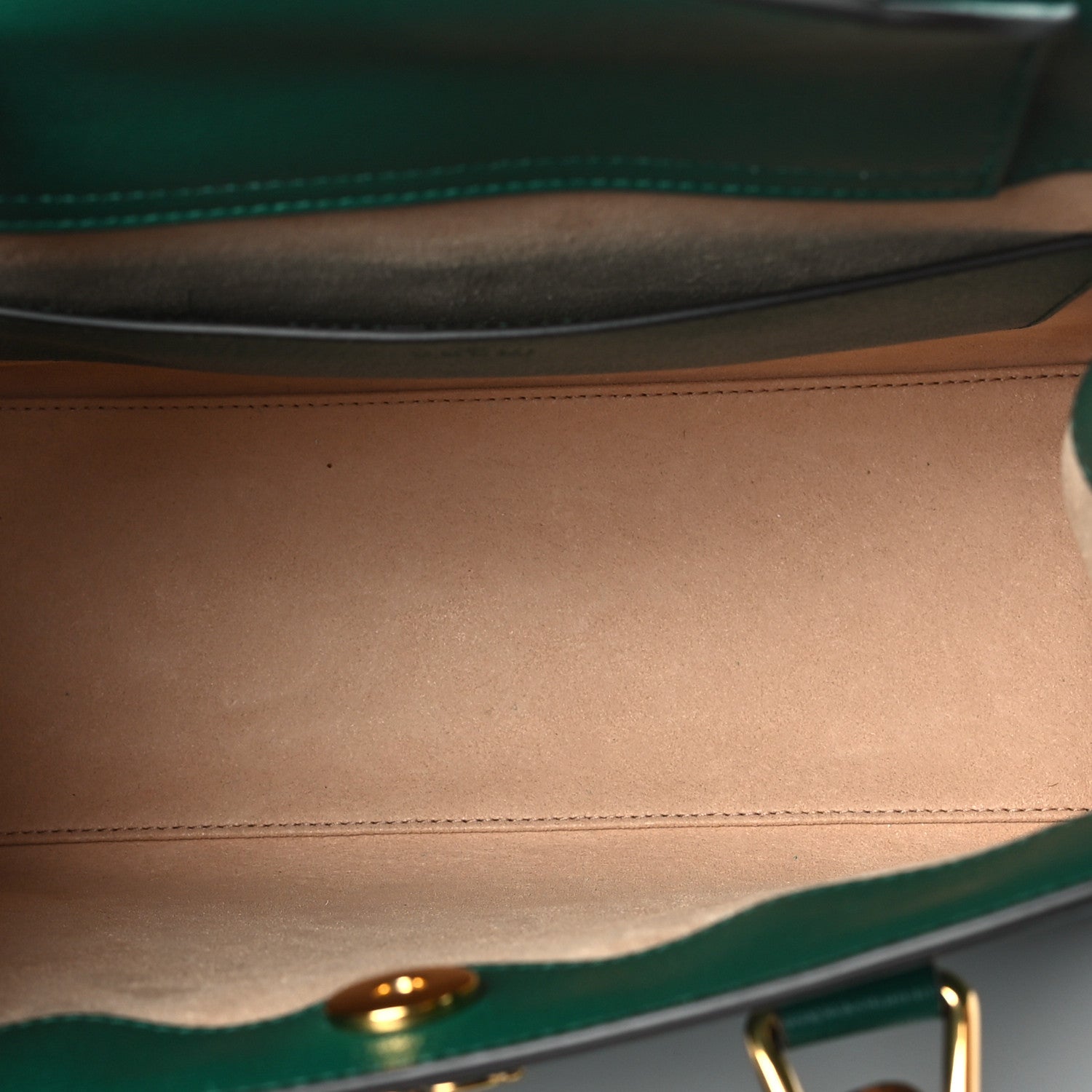 Gucci Wonka Grain Calfskin Small Diana Tote Bag Green Yellow Fluo 5 of 9