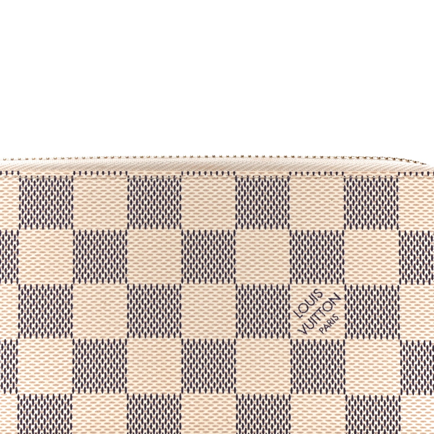 Damier Azur Clemence Wallet Rose Ballerine