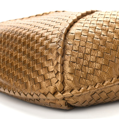 Bottega Veneta Cervo Intrecciato Large Simple Hobo New Bronze 6 of 11