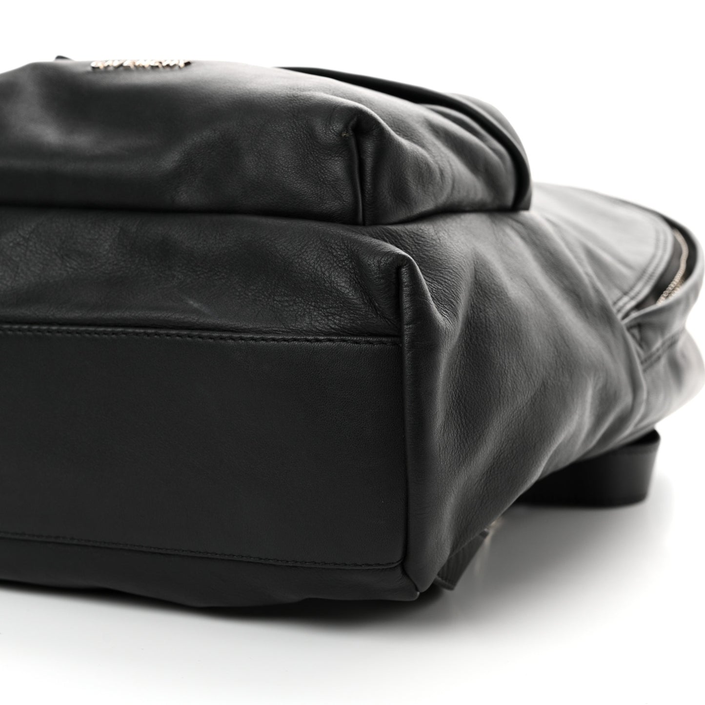 Smooth Calfskin Small Backpack Black