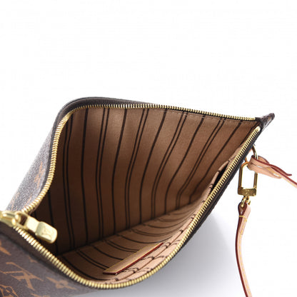 Louis Vuitton Monogram Neverfull MM GM Pochette 5 of 9
