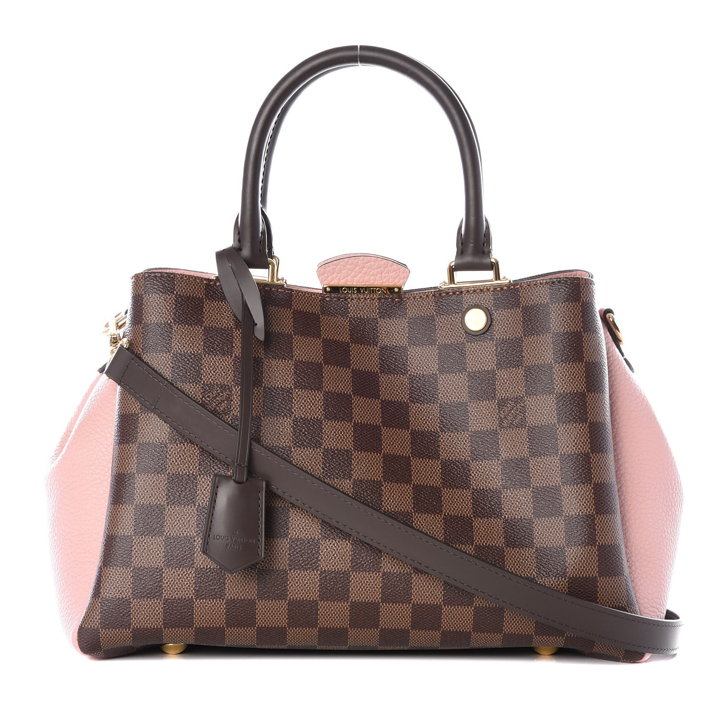 Damier Ebene Cuir Taurillon Brittany Magnolia