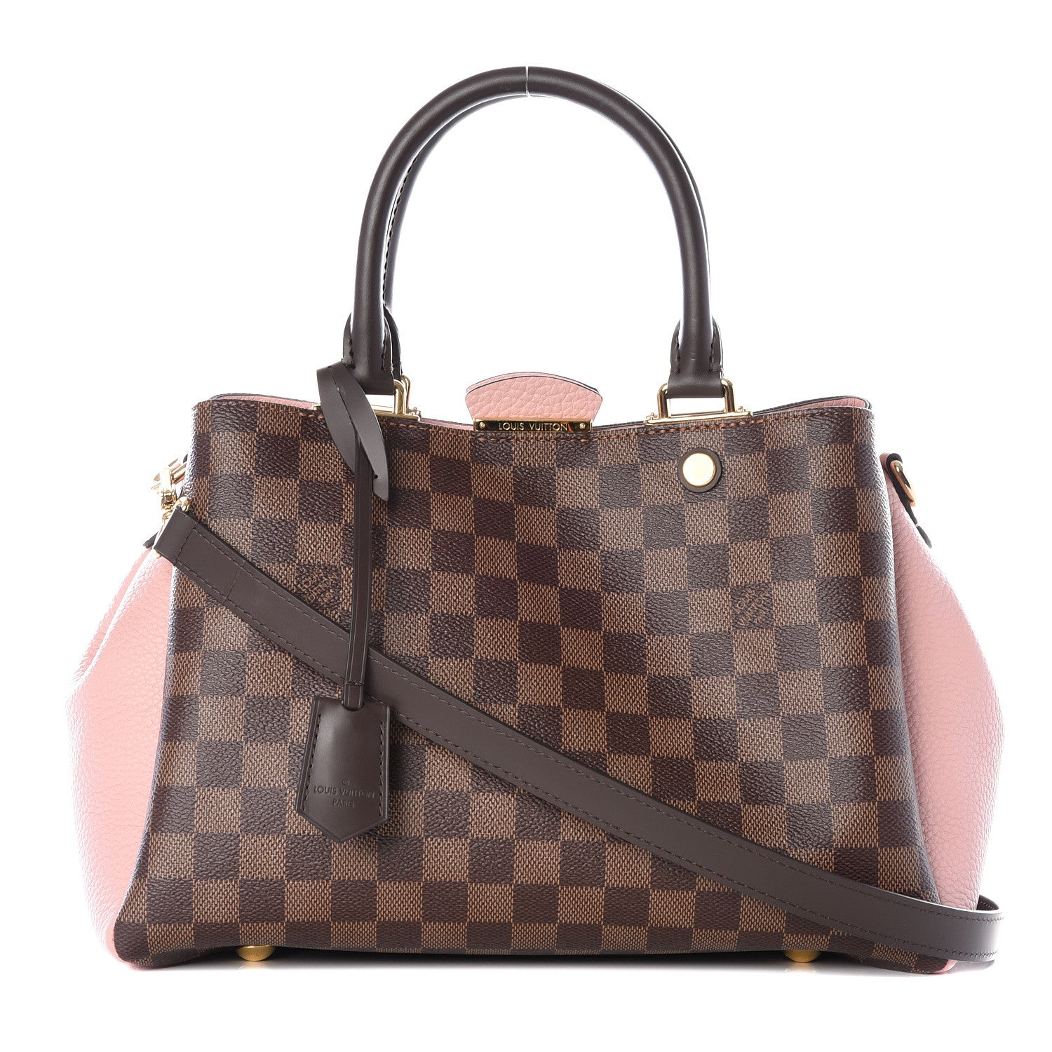 Louis Vuitton Damier Ebene Cuir Taurillon Brittany Magnolia 1 of 10