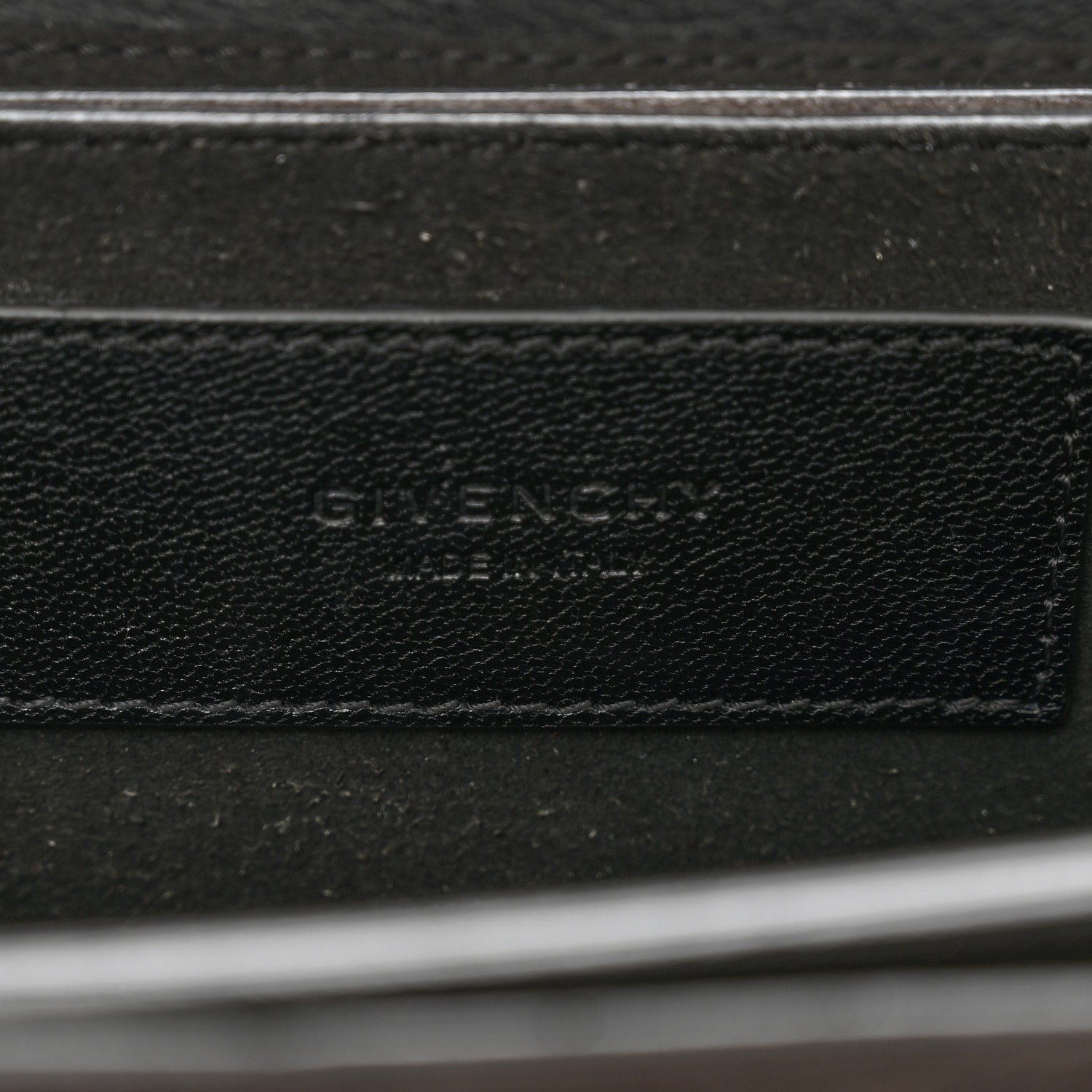 Givenchy Goatskin Suede Small GV3 Shoulder Bag Black 7 of 13